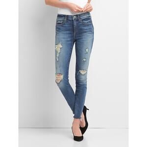 NWT GAP true skinny ankle stretch mid rise jeans size 32 NEW everyday comfort